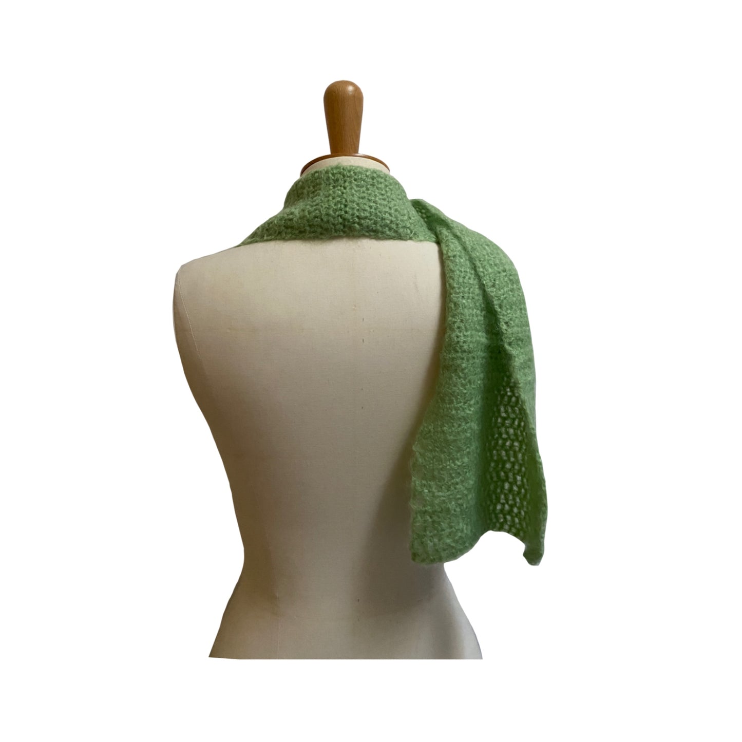 Green Mohair Scarf